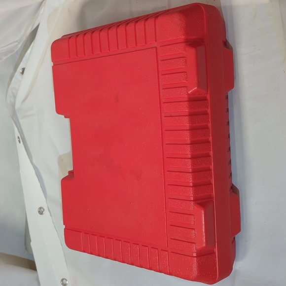 Vintage 1985 red Lego building block brick storage travel hard carry case - Picture 4 of 11